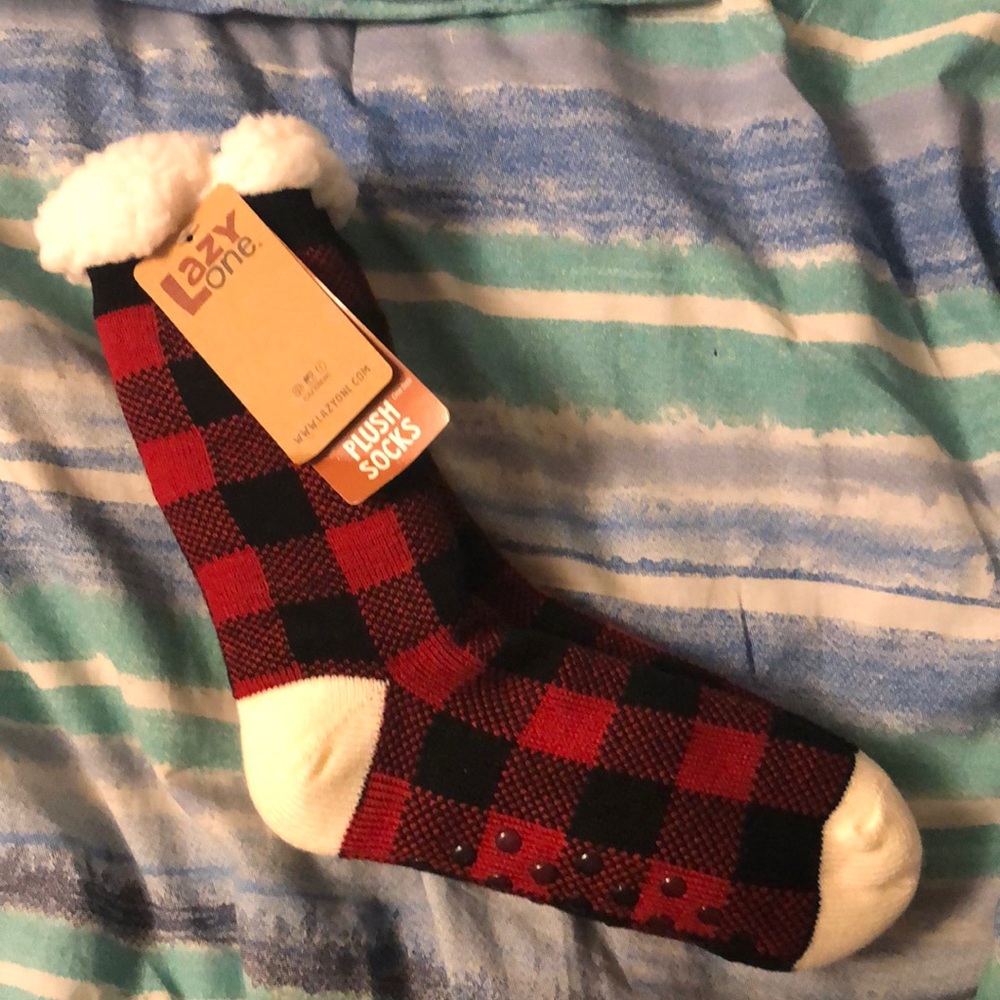 Lazy One Plush Socks, one size